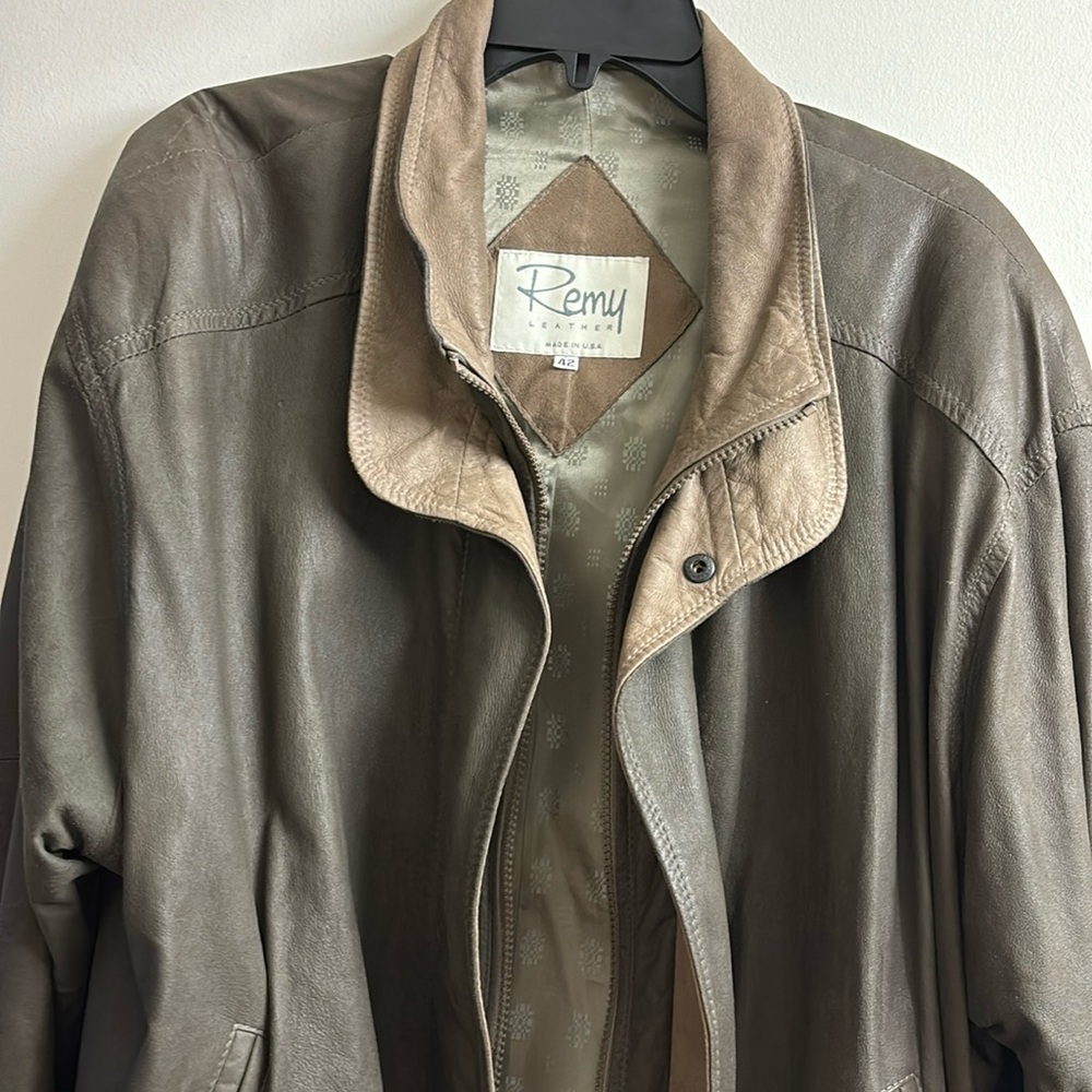 Remy Men’s Leather Jacket size 42